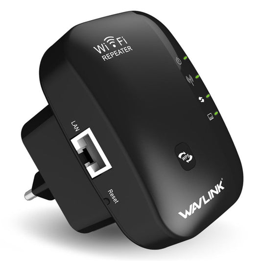 WAVLINK WN560N2 WPS Protection Amplifier WiFi Repeater 2.4G N300 WiFi Extension Repeater with 3dBi Internal Antenna - EU Plug