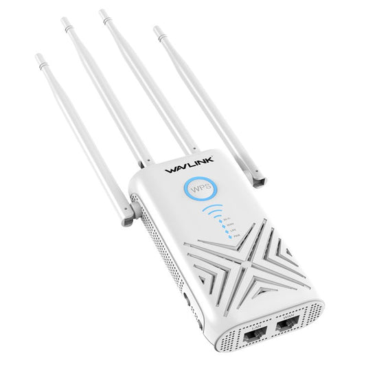 WAVLINK WN579X3 AC1200 Wireless Router 2.4G / 5G Dual Band WiFi Repeater with 4x 5dBi Antennas - UK Plug
