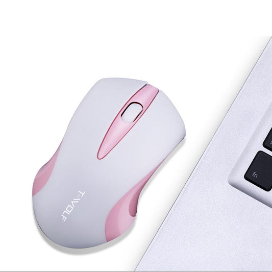 T-WOLF Q2 Portable Computer Mice for PC Notebook Laptop Wireless Mouse - White
