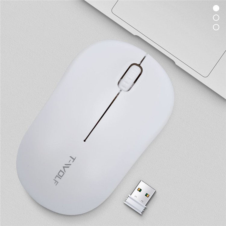 Q4 2.4G Wireless Mouse Portable Computer Mice for PC Notebook Laptop - White