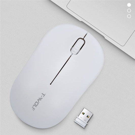 Q4 2.4G Wireless Mouse Portable Computer Mice for PC Notebook Laptop - White