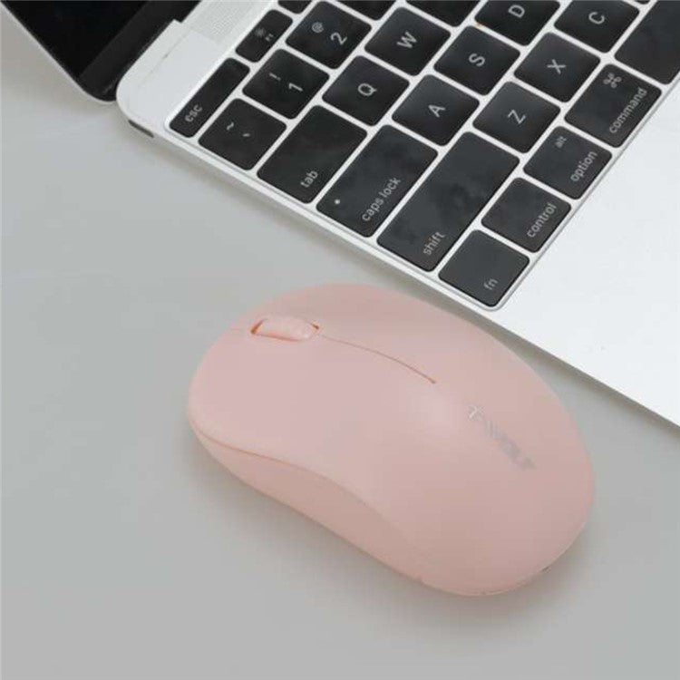 Q4 2.4G Wireless Mouse Portable Computer Mice for PC Notebook Laptop - Pink