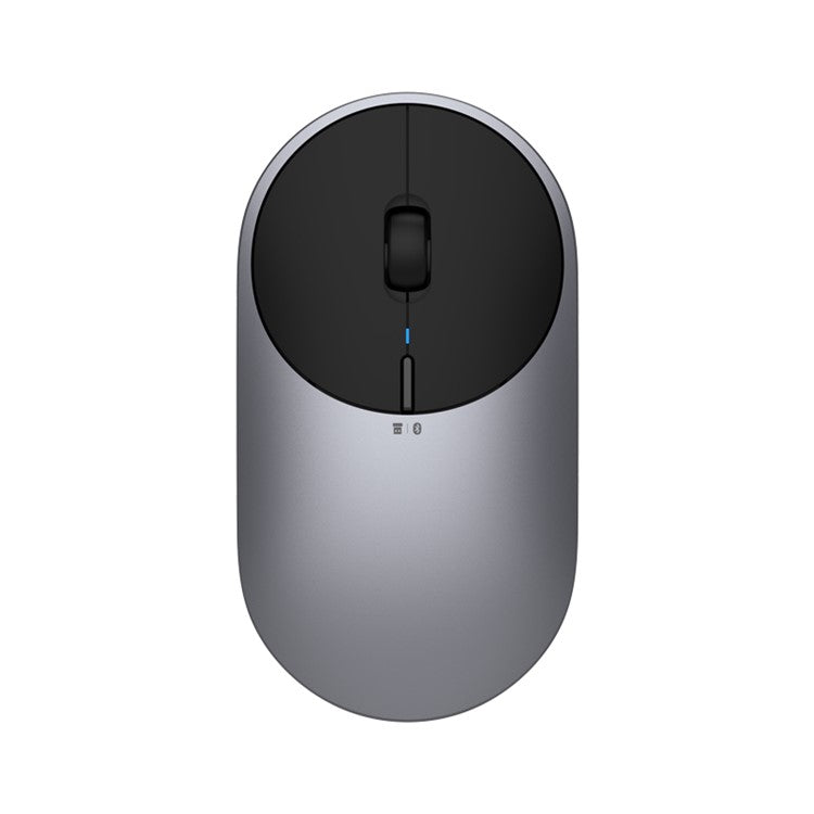 XIAOMI BXSBMW02 Portable Mouse 2 Bluetooth RF2.4GHz Dual Mode 4000DPI Adjustable Mice Optical Mouse - Dark Grey