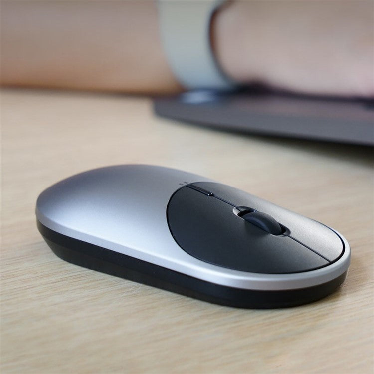XIAOMI BXSBMW02 Portable Mouse 2 Bluetooth RF2.4GHz Dual Mode 4000DPI Adjustable Mice Optical Mouse - Dark Grey