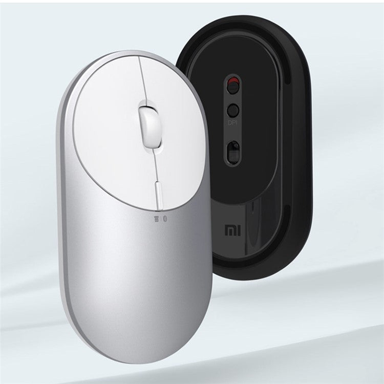 XIAOMI BXSBMW02 Portable Mouse 2 Bluetooth RF2.4GHz Dual Mode 4000DPI Adjustable Mice Optical Mouse - Dark Grey
