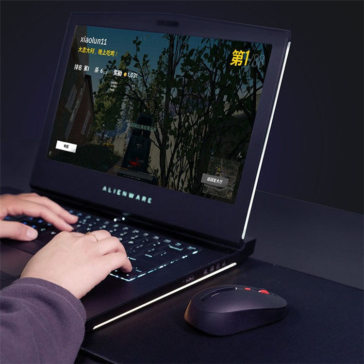 XIAOMI YOUPIN MWMM01 2.4GHz USB Wireless Silent Mouse 800 / 1200 / 1600 DPI Adjustment for Laptop Notebook Office Gaming - Black