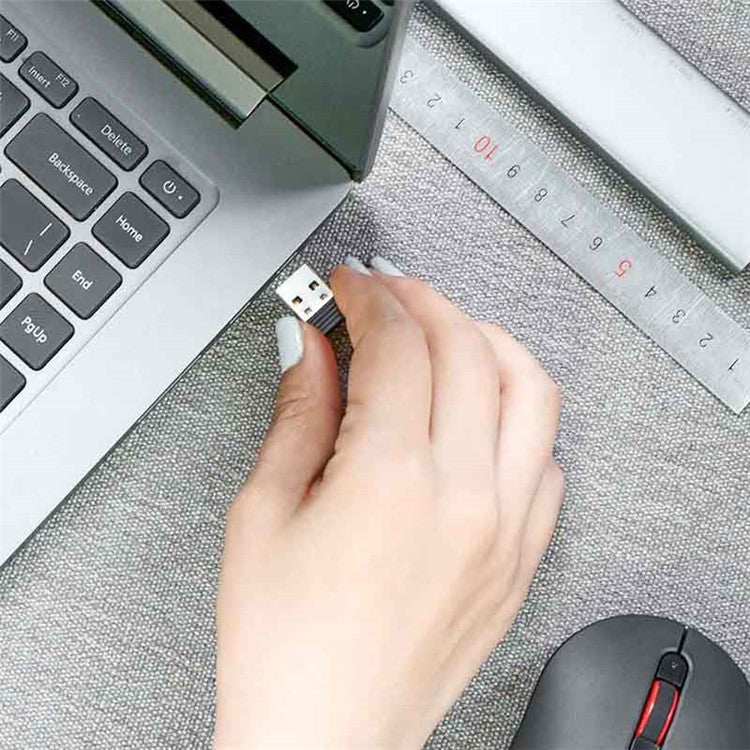 XIAOMI YOUPIN MWMM01 2.4GHz USB Wireless Silent Mouse 800 / 1200 / 1600 DPI Adjustment for Laptop Notebook Office Gaming - Black