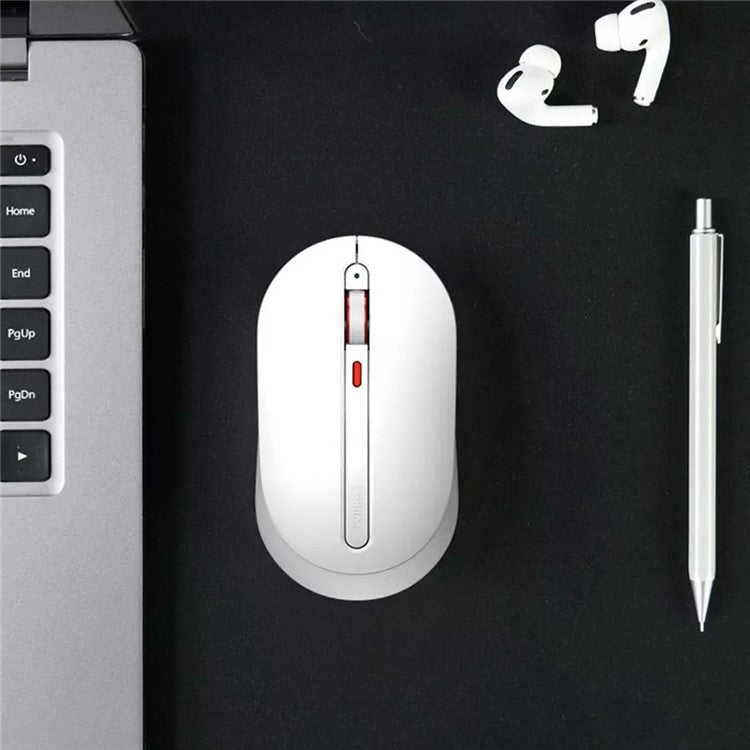 XIAOMI YOUPIN MWMM01 2.4GHz USB Wireless Silent Mouse 800/1200/1600 DPI Adjustment for Laptop Notebook Office Gaming - White