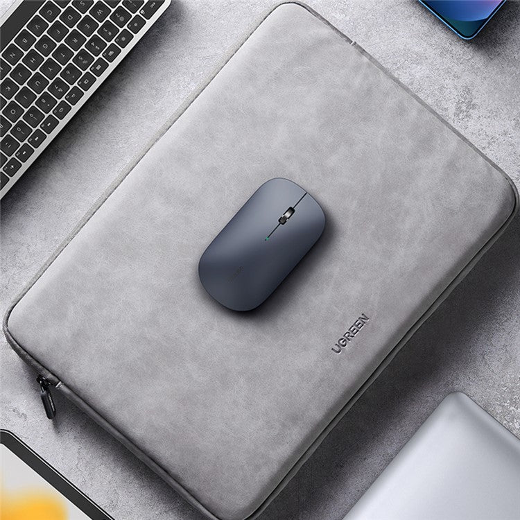 UGREEN MU001 2.4GHz Wireless Mute Mouse with 4000 DPI for PC Laptop Computer - Grey