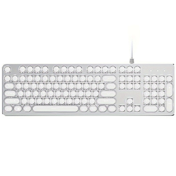EWEADN TK100 Punk Wired Keyboard Computer Laptop Mechanical Keyboard - Brown Switch