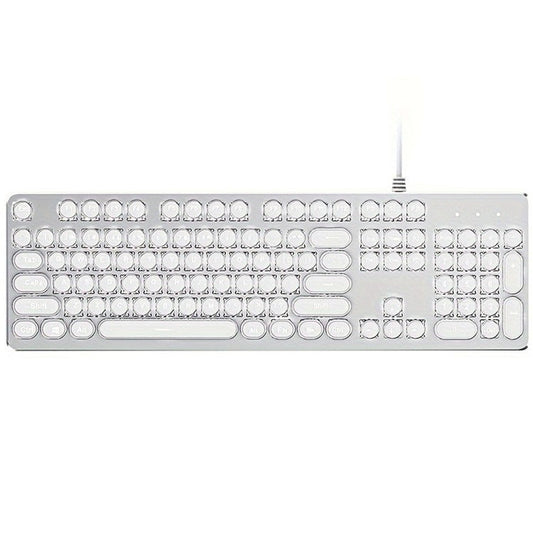 EWEADN TK100 Punk Wired Keyboard Computer Laptop Mechanical Keyboard - Black Switch
