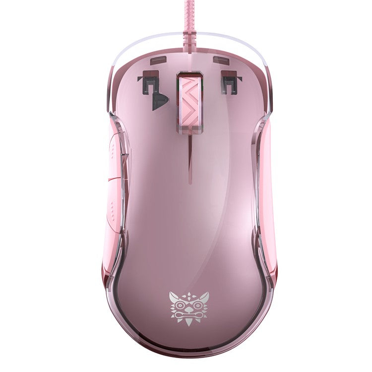 ONIKUMA CW925 USB Wired Gaming Mouse RGB Light Computer Laptop Mice - Pink