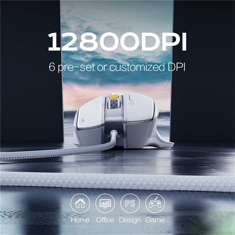 INPHIC PG1 USB Wired E-Sports Gaming Mouse RGB Light Computer Laptop Mice