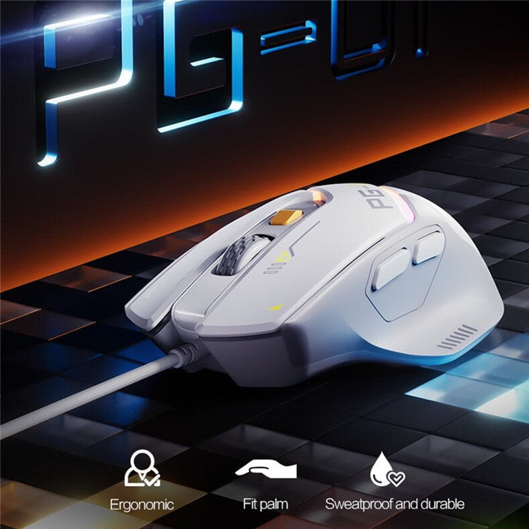 INPHIC PG1 USB Wired E-Sports Gaming Mouse RGB Light Computer Laptop Mice