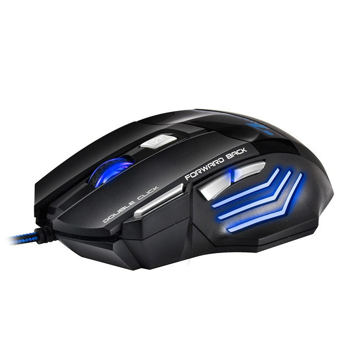 IMICE X7 Gaming Mouse USB Wired Mouse 7 Buttons Optical USB Wired Mice RGB Backlit - Black
