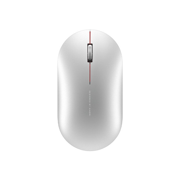 XIAOMI XMWS001TM Fashion Mouse Wireless 2.4GHz+Bluetooth Dual Mode Mute Button - Silver