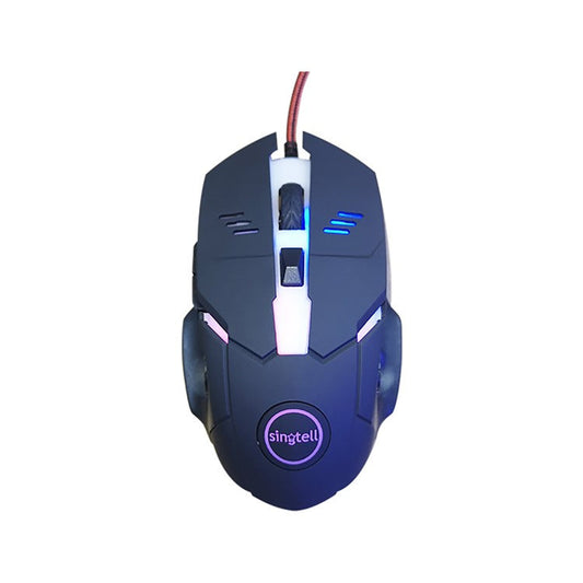 SINGTELL ST02 6 Keys USB Wired Gaming Mouse Adjustable DPI 7-color Breathing Lamp