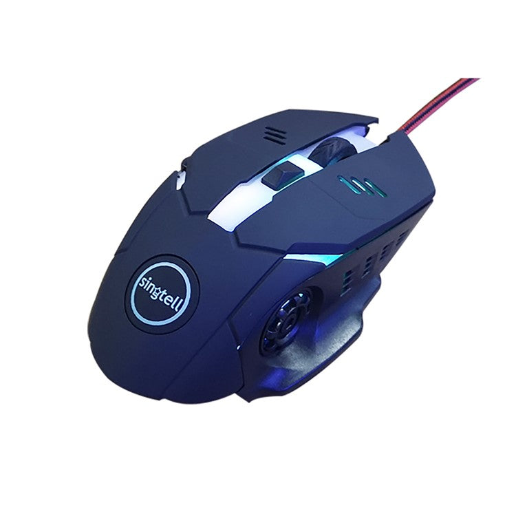 SINGTELL ST02 6 Keys USB Wired Gaming Mouse Adjustable DPI 7-color Breathing Lamp
