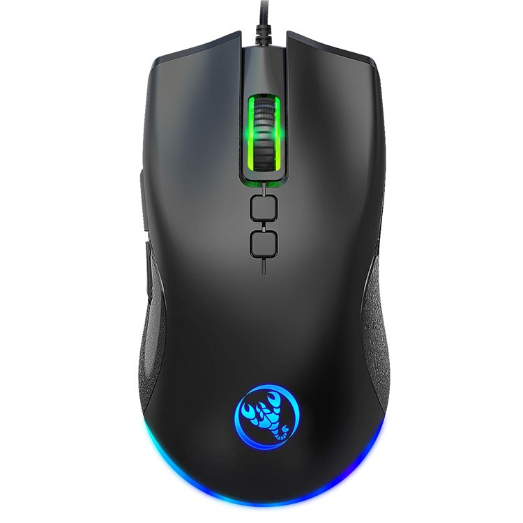 HXSJ A883 USB Wired Gaming Mouse RGB Gamer Mouse with 4 Adjustable DPI