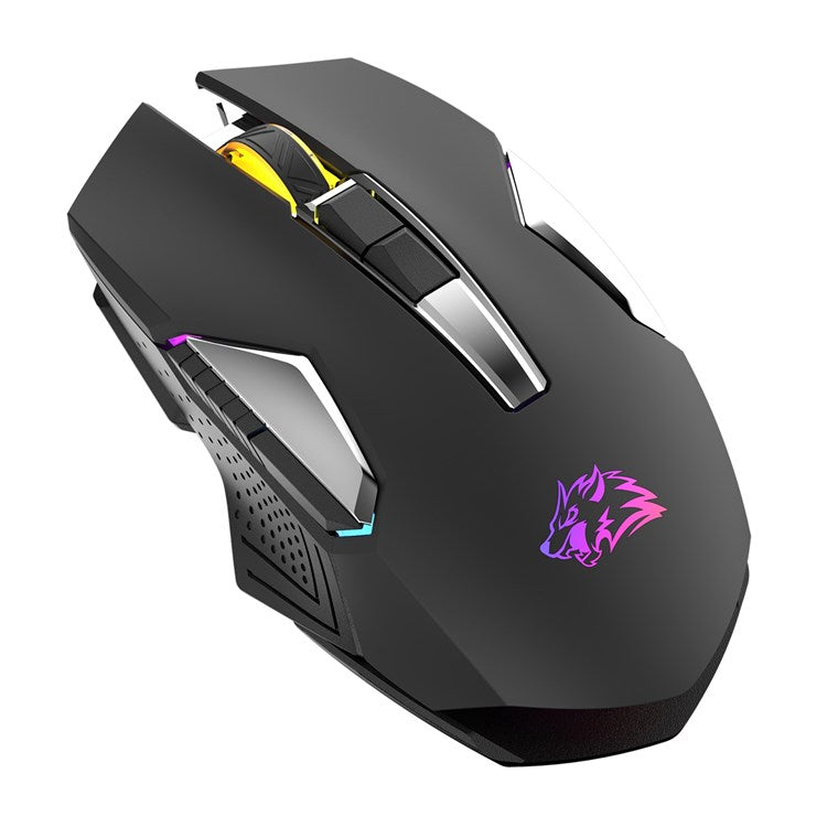 ZIYOU LANG X18 2.4GHz Wireless Bluetooth Mouse RGB Light 3 DPI Adjustable Cordless Computer Accessories - Black