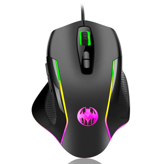 GOTBAT M30 Wired Mouse Computer Gaming Mouse Gamer Ergonomic Silent Mouse with RGB Light for PC Laptops