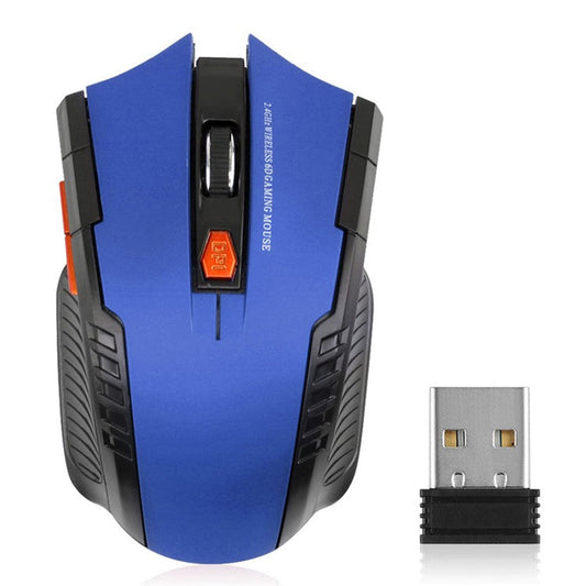 11 RGB Mouse 2.4G Wireless Connection 800 / 1200 / 1600DPI Laptop Computer Mouse for MacOS and Windows - Blue