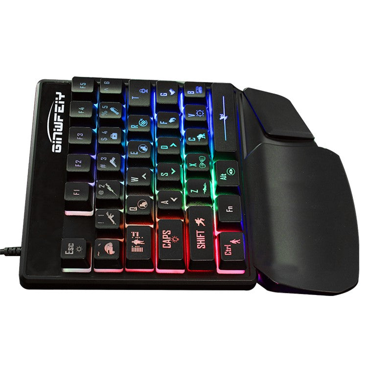 JX200 One-handed Mechanical Gaming Keyboard Electronic Sports Keyboard