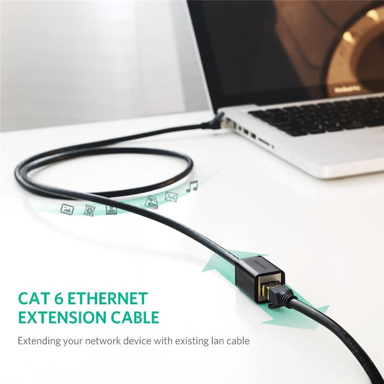 UGREEN 11278 0.5m RJ45 Cat 6 Male to Female RJ45 Ethernet Lan Network Cable Cat6 Ethernet Extension Cable
