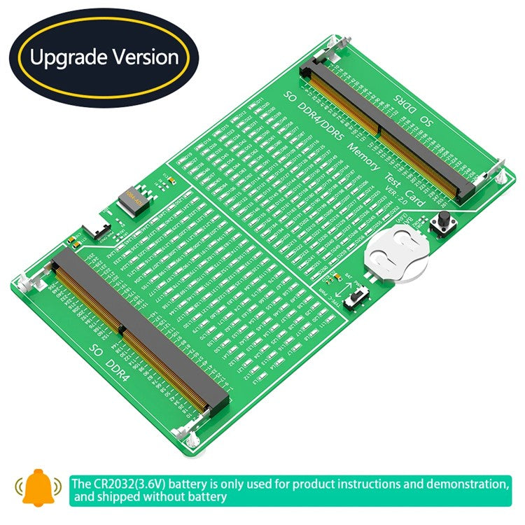 YNS-03 Memory Test Card Notebook Memory Stick Tester DDR4 / DDR5 2-in-1 Memory Tester with Light