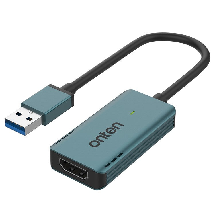 ONTEN US331 13cm Cable HDMI Female to USB Male Adapter 1080P 60Hz Gaming HD Video Capture Card