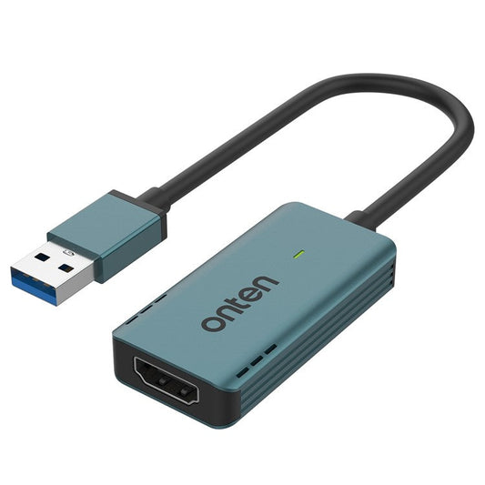 ONTEN US331 13cm Cable HDMI Female to USB Male Adapter 1080P 60Hz Gaming HD Video Capture Card