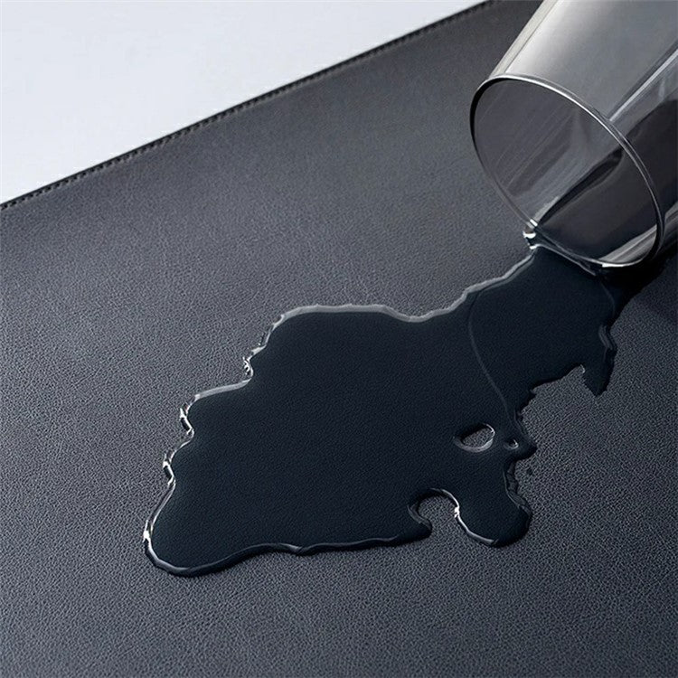 BASEUS Magpro Series II 770x340mm Smart Desk Mat PU Leather Waterproof Computer Desktop Pad, Basic Edition - Black