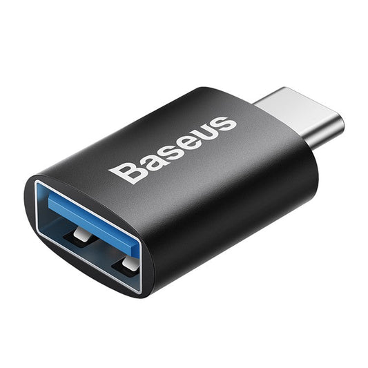BASEUS Ingenuity Series Mini OTG Adapter Type-C Male to USB-A 3.1 Female Converter - Black