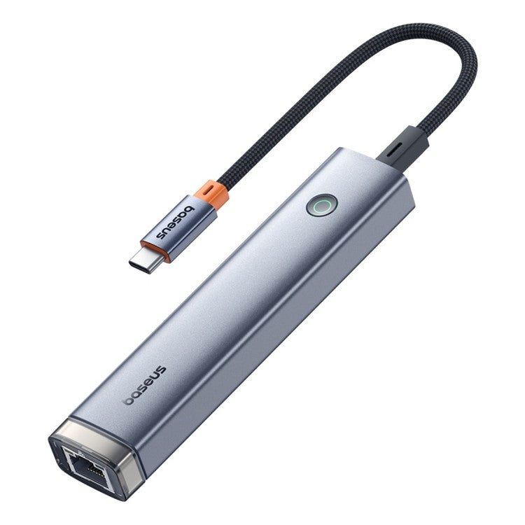 BASEUS BS-OH165 UltraJoy Series 5-Port HUB AIR 5-In-1 Multi-Port Adapter to HD 4K, 2xUSB 3.0, PD, RJ45