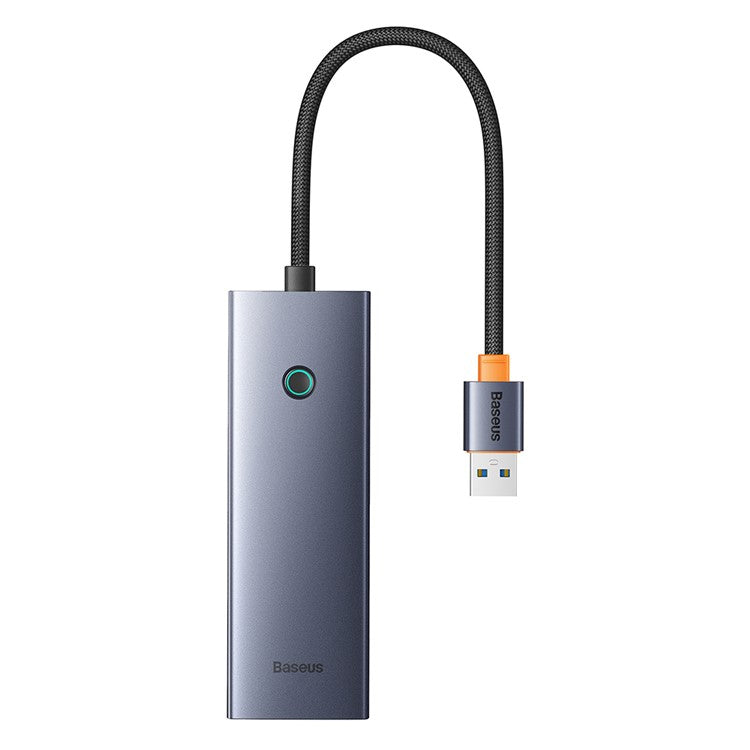 BASEUS UltraJoy Series Connection Hub USB Adapter to 4 x USB 3.0 + Type-C 5V - Space Grey