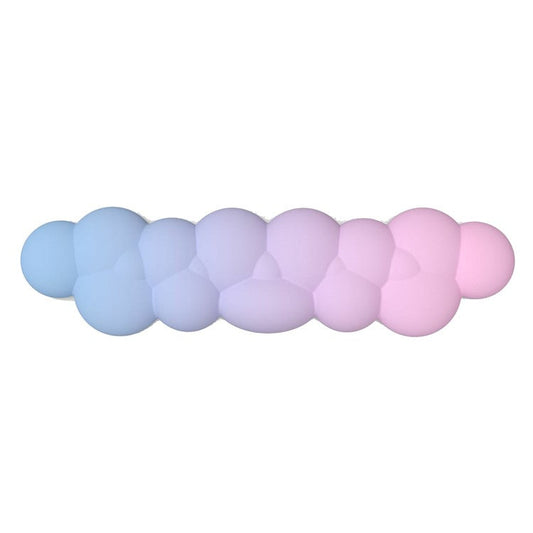 PIWIJOY Marshmallow Wrist Rest Cushion Pad Ergonomic Keyboard Wrist Support with Memory Foam - Blue+Pink