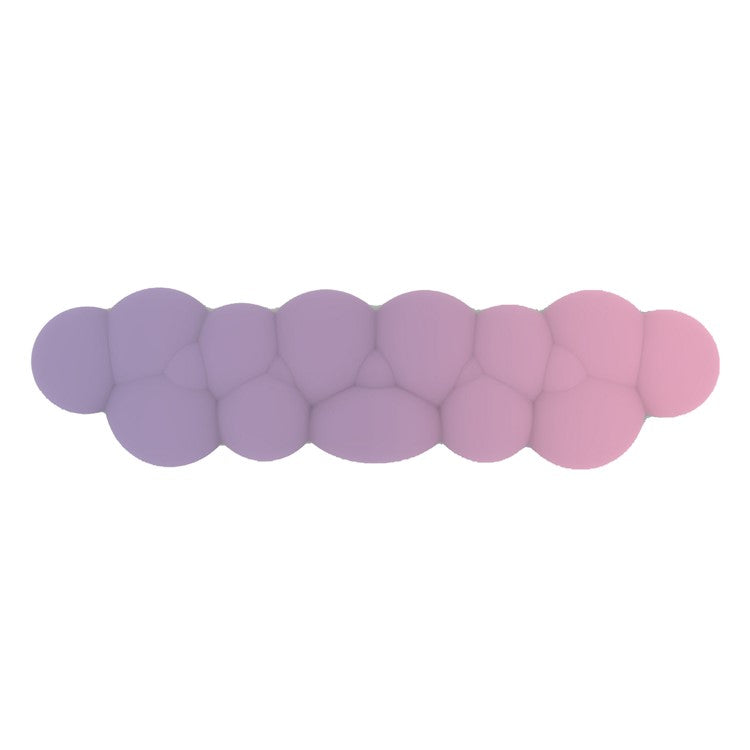 PIWIJOY Marshmallow Wrist Rest Cushion Pad Ergonomic Keyboard Wrist Support with Memory Foam - Purple+Pink