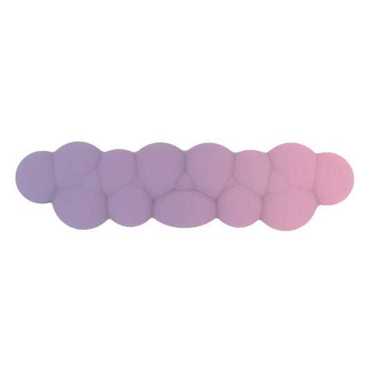 PIWIJOY Marshmallow Wrist Rest Cushion Pad Ergonomic Keyboard Wrist Support with Memory Foam - Purple+Pink