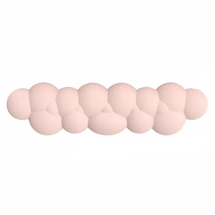 PIWIJOY Marshmallow Wrist Rest Cushion Pad with Memory Foam PU Leather Keyboard Wrist Support - Peach Pink