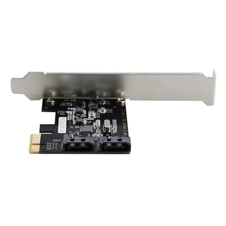 TXB116 SATA Hard Drive Expansion Card PCI-E 3.1 to 2-port SATA 3.2 6Gbps Adapter Card (Chip: JMB582)