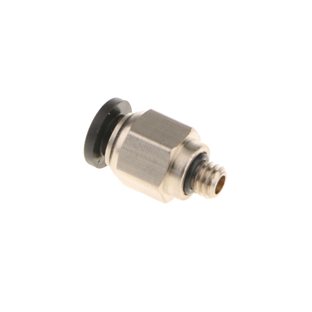 PC6-M6 Pneumatic Straight Fitting 6mm Thread M6 Connector for 3D Printer