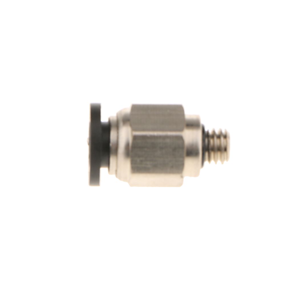 PC6-M6 Pneumatic Straight Fitting 6mm Thread M6 Connector for 3D Printer