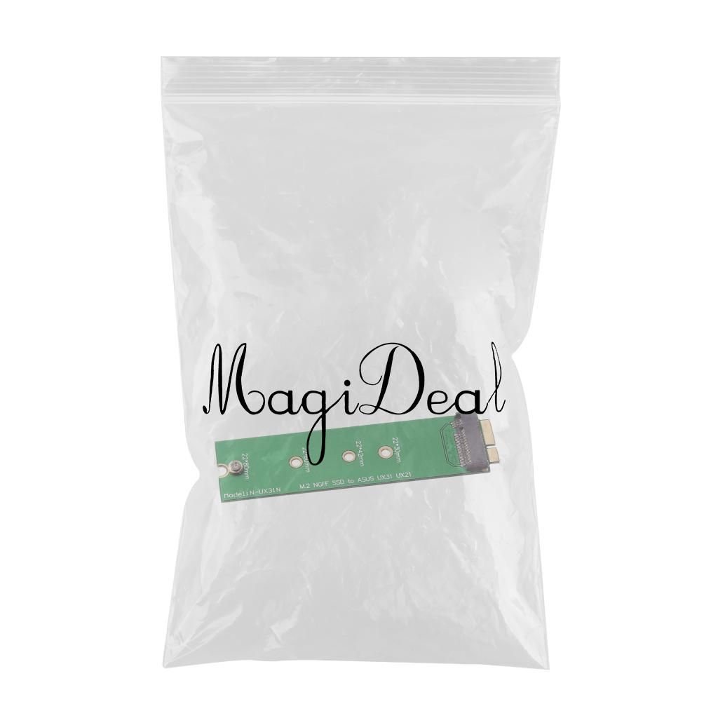M.2 NGFF B+M Key SSD to 6+12Pin Adapter Card for ASUS UX31 UX21 Laptop