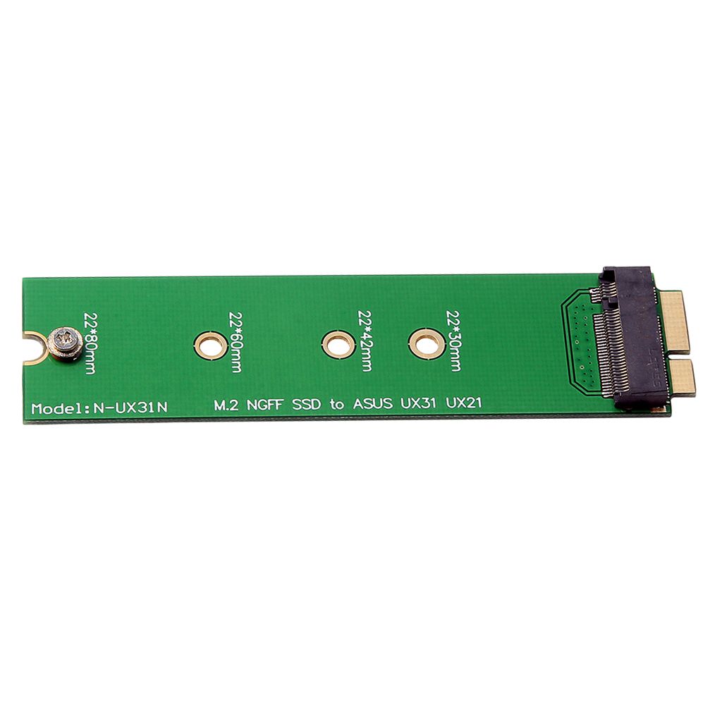 M.2 NGFF B+M Key SSD to 6+12Pin Adapter Card for ASUS UX31 UX21 Laptop