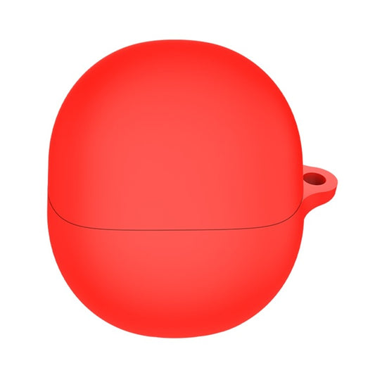 For Xiaomi Buds 4 Bluetooth Earphone Charging Bin Case Flexible Silicone Sleeve Full Protection Cover - Red