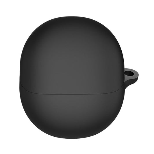 For Xiaomi Buds 4 Bluetooth Earphone Charging Bin Case Flexible Silicone Sleeve Full Protection Cover - Black