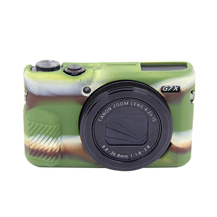 PULUZ Soft Silicone Protective Case for Canon EOS G7 X Mark II (Style1)