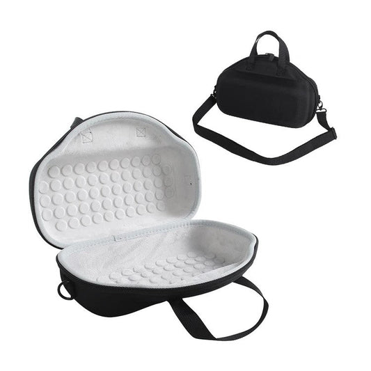 For Bose Soundlink Max Oxford Cloth+ EVA Storage Case Bluetooth Speaker Carrying Bag with Shoulder Strap - Black  /  Grey