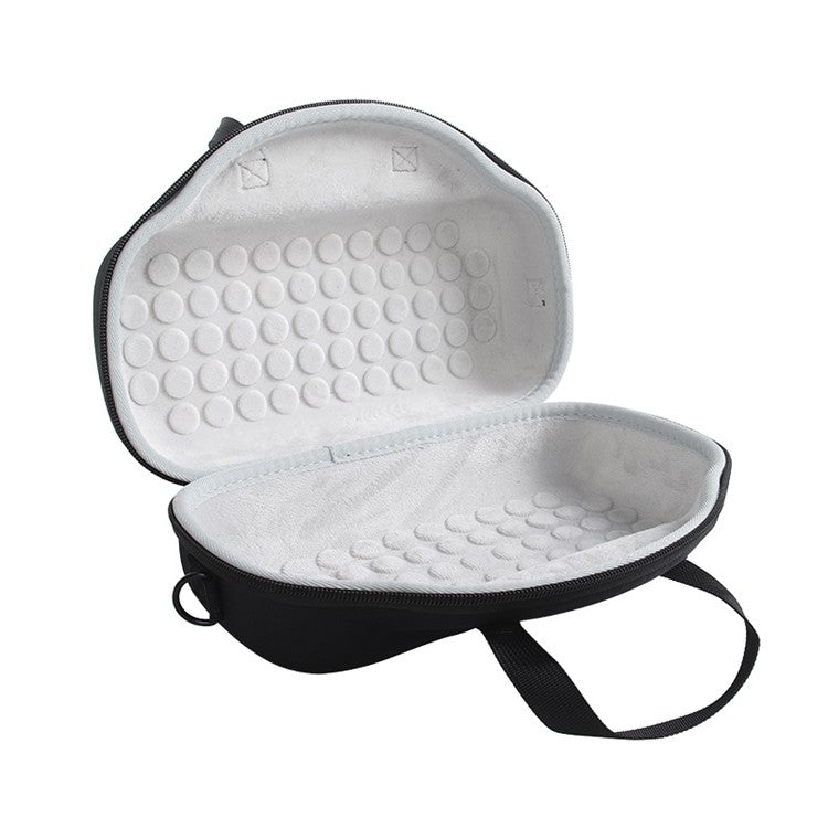 For Bose Soundlink Max Oxford Cloth+ EVA Storage Case Bluetooth Speaker Carrying Bag with Shoulder Strap - Black  /  Grey