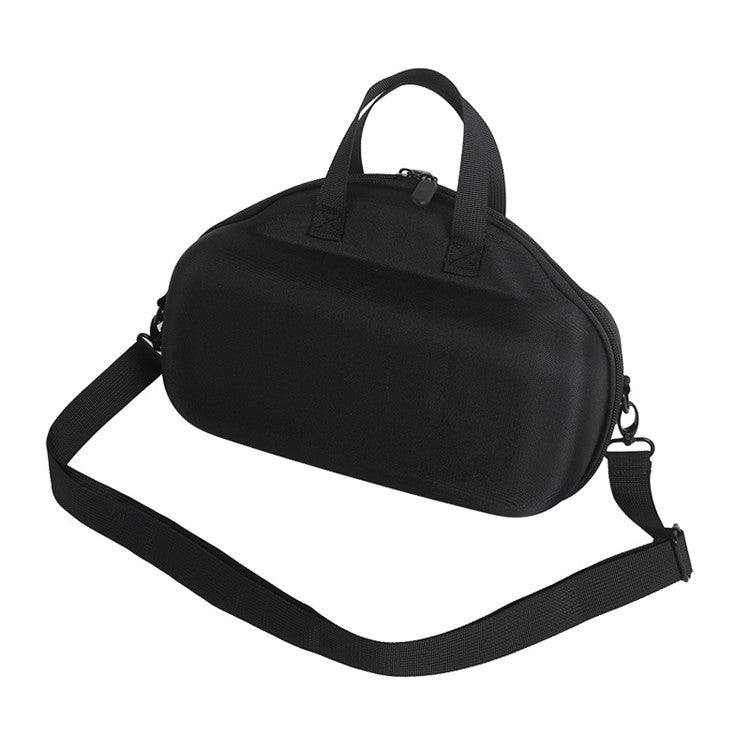 For Bose Soundlink Max Oxford Cloth+ EVA Storage Case Bluetooth Speaker Carrying Bag with Shoulder Strap - Black